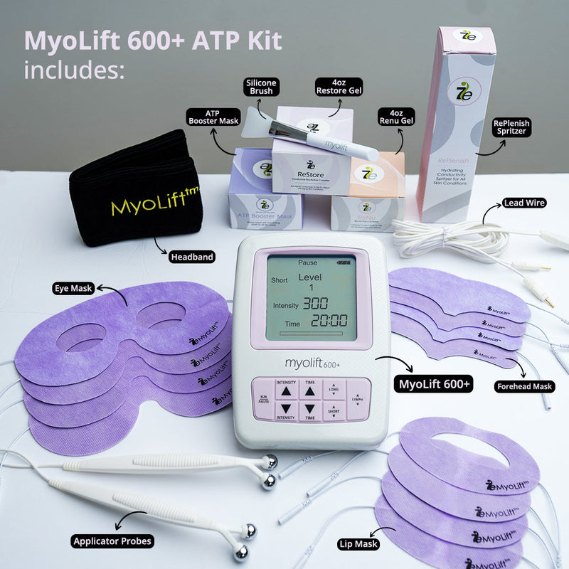 New Generation 600+ ATP Professional Microcurrent Facial Kit | 7e Wellness