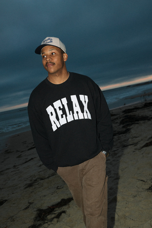 RELAX Collegiate Crew Neck Sweatshirt | Lucky Owl