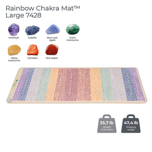 Rainbow Chakra Mat™ Large 7428 Firm - Photon PEMF Inframat Pro® Third Edition | HealthyLine