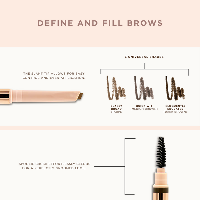 Defined Brilliance Dual Sided Eyebrow Pencil | Pretty Vulgar