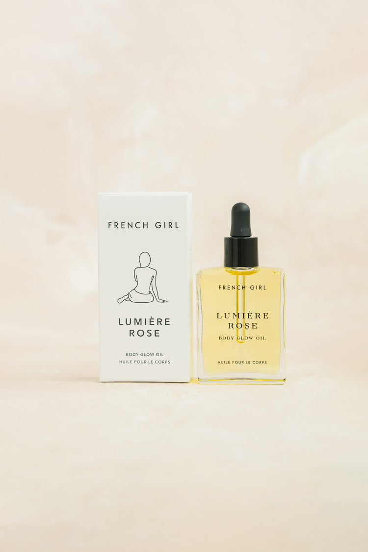 Lumière Body Glow Oil - Rose | French Girl