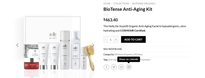 BioTense Anti-Aging Kit | Nelly De Vuyst  \ Derme&Co - 2024 MAUI AUCTION