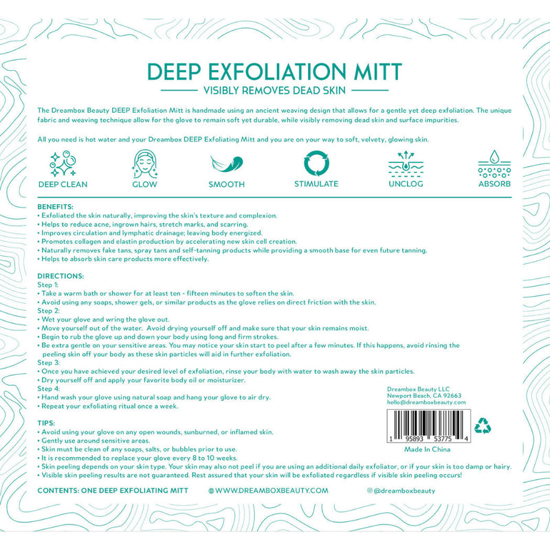 DEEP Exfoliating Mitt | Dreambox Beauty