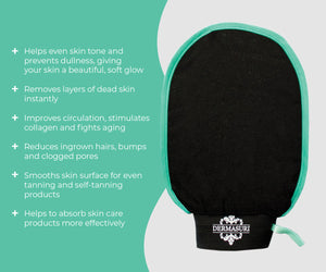 Deep Exfoliating Body Scrub Mitt | Dermasuri