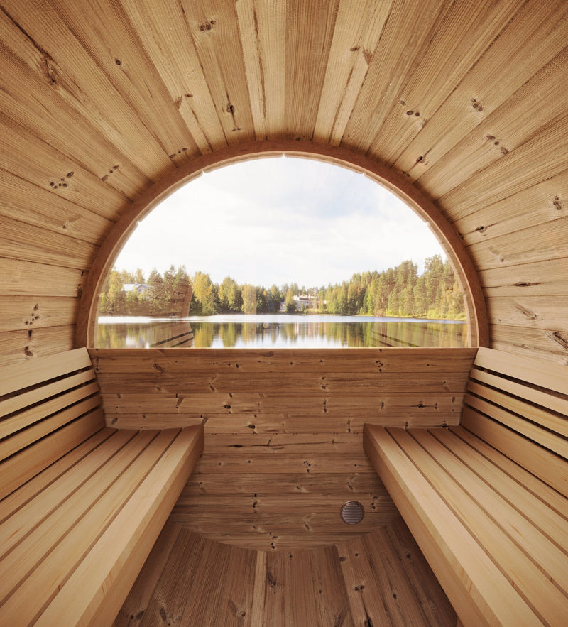 E7W Barrel Sauna - 4 Person | Western Sol