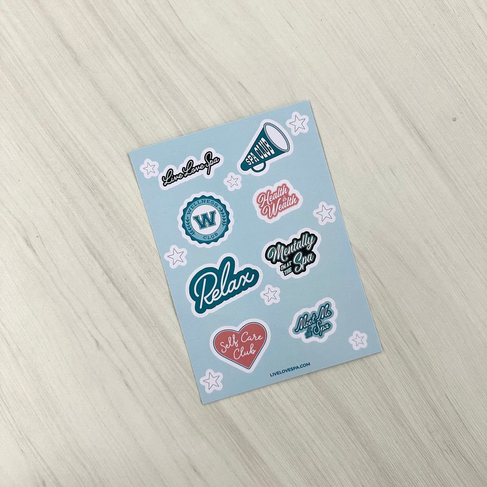 Collegiate Cuties Stickers (4x6 Sheet) – Limited Edition | Lucky Owl