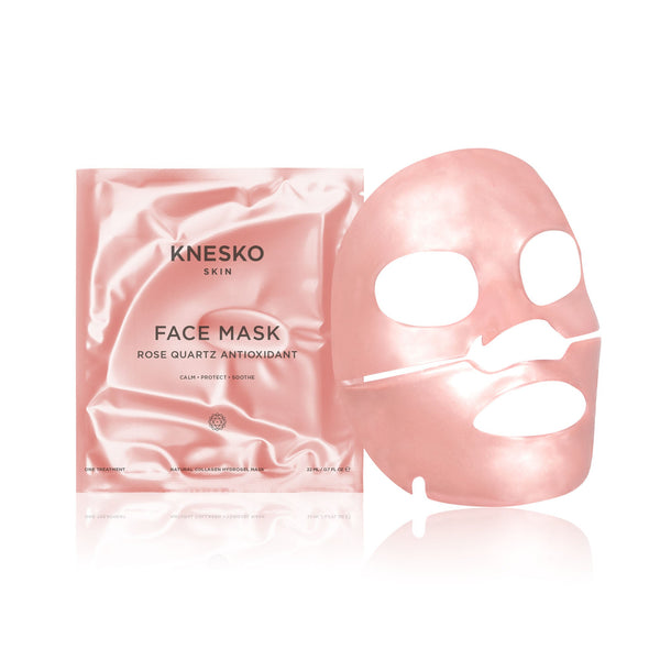 Rose Quartz Antioxidant Face Mask - 4 Pack | Knesko