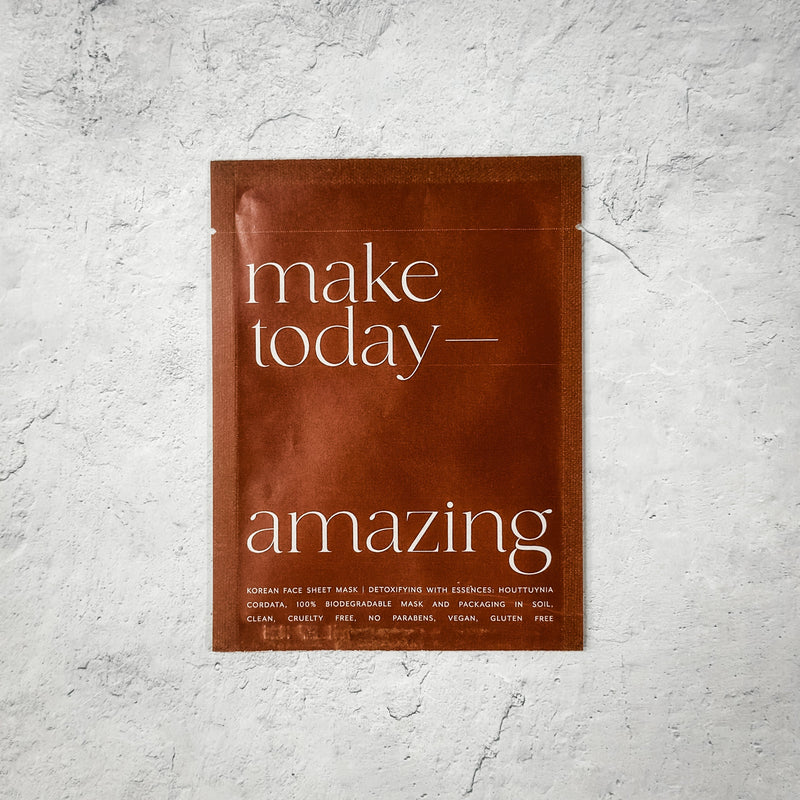 Korean Sheet Mask - Make Today Amazing | Lucky Owl