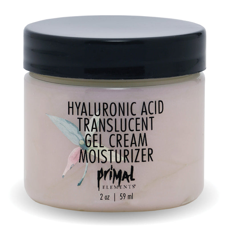 Hyaluronic Acid Translucent Gel Cream Moisturizer | Primal Elements