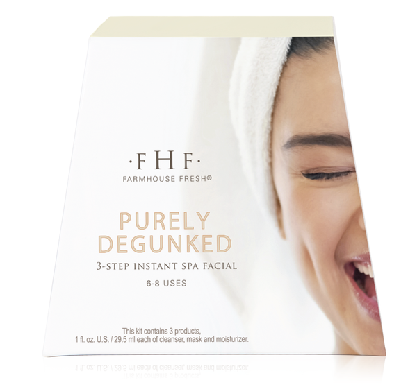 Purely Degunked 3-step Instant Spa Facial | Farmhouse Fresh