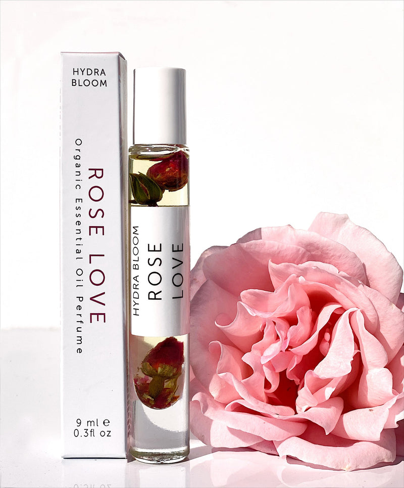 Rose Love Organic Perfume Roll-on | Hydra Bloom