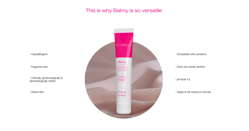 Balmy™ Intimate Soothing & Moisturizing Cream | Intimina