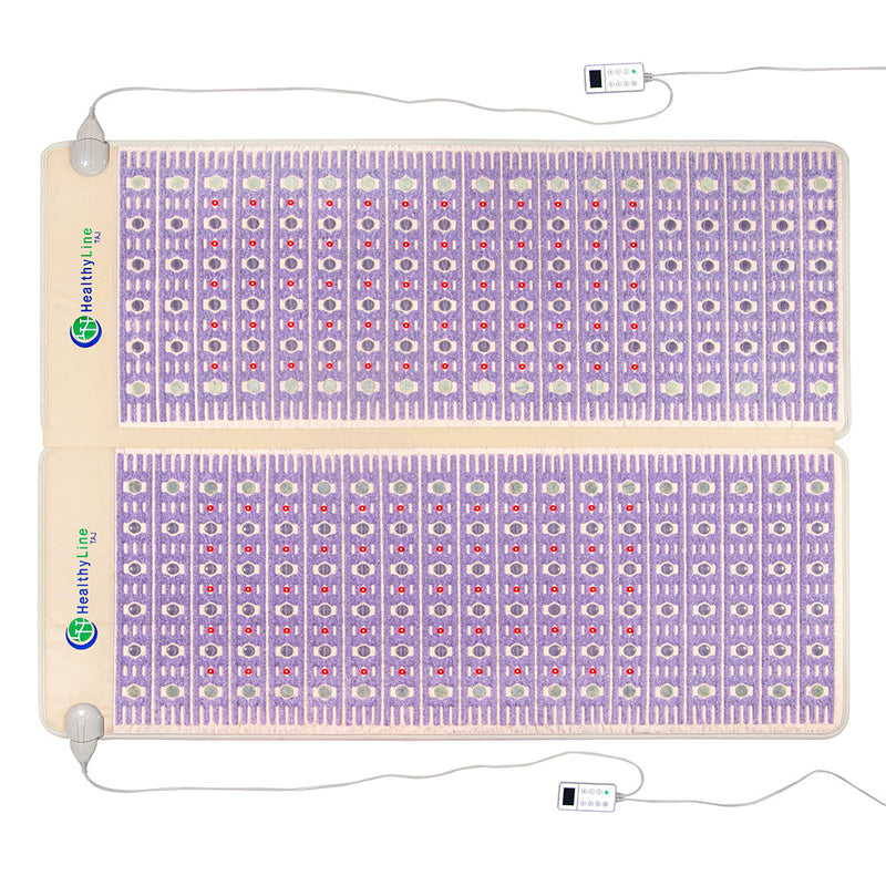 TAJ-Mat™ Queen 8060 Firm - Photon PEMF Split Inframat Pro® | HealthyLine