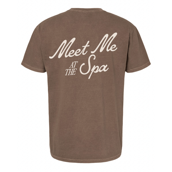 Meet Me At The Spa Retro Unisex T-Shirt | Lucky Owl