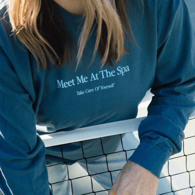 Meet Me At The Spa - Take Care Of Yourself Long Sleeve T-Shirt | Lucky Owl