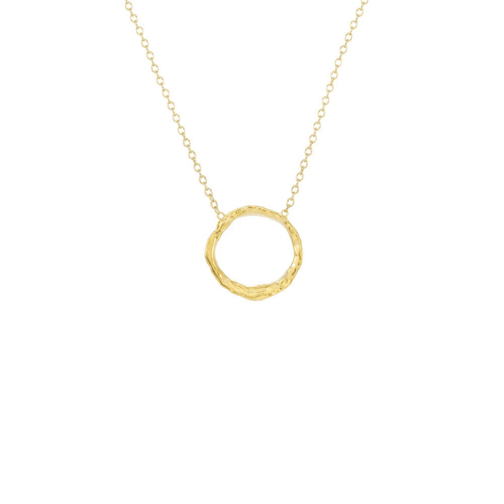 Small Opihi Circle Necklace | Catherine Weitzman Jewelry