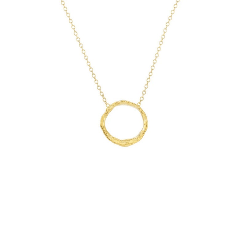 Small Opihi Circle Necklace | Catherine Weitzman Jewelry