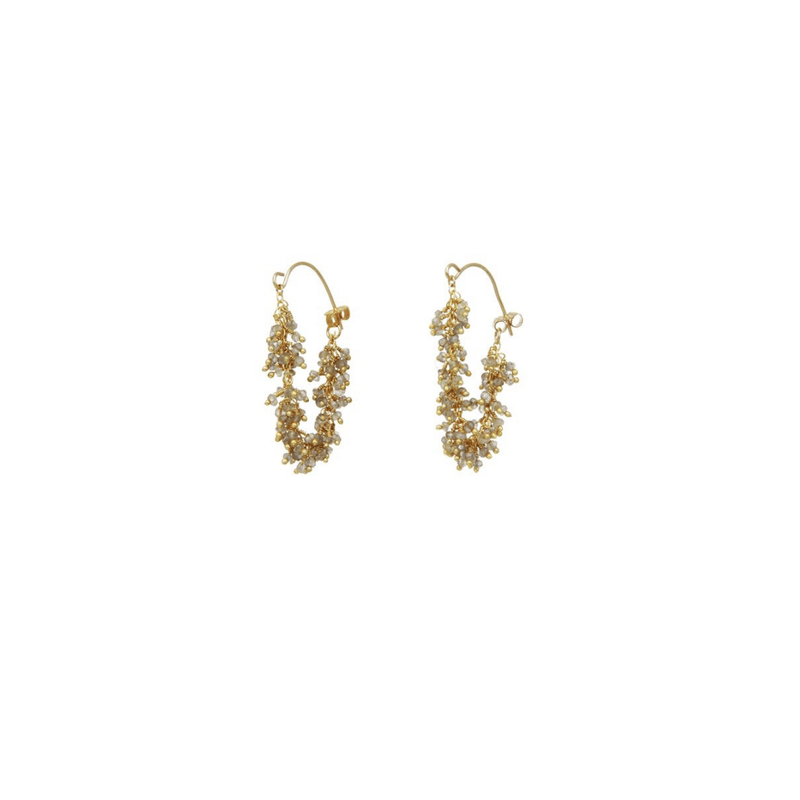 Fringe Hoop Earrings | Catherine Weitzman Jewelry