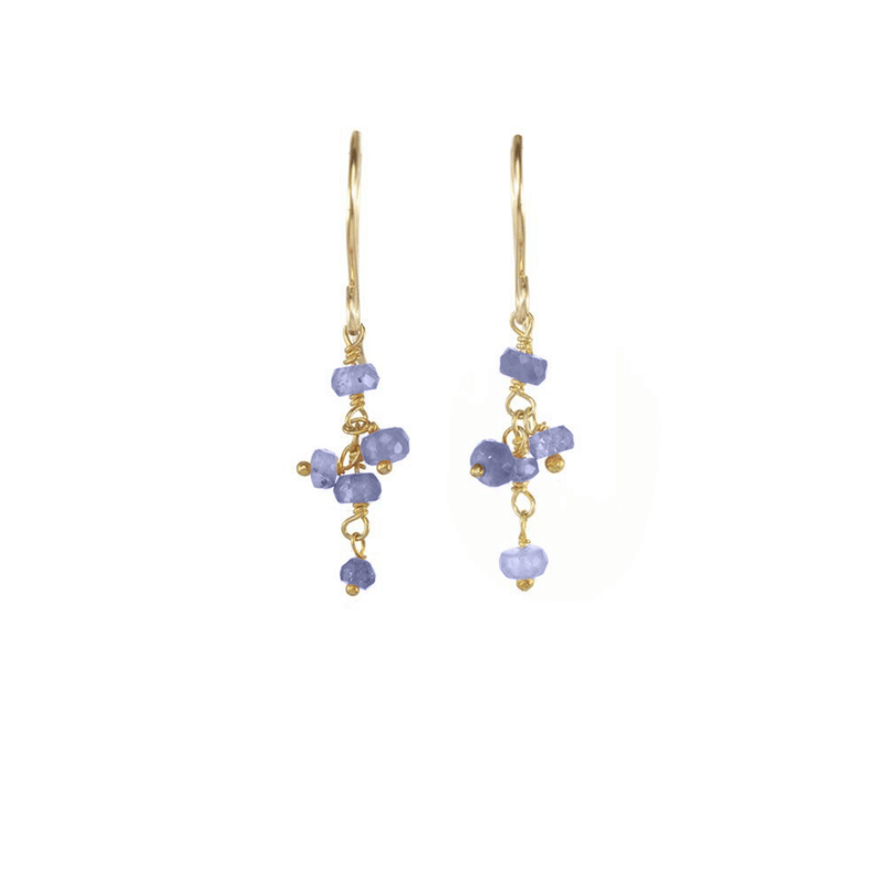 Short Gemstone Dangle Earrings | Catherine Weitzman Jewelry