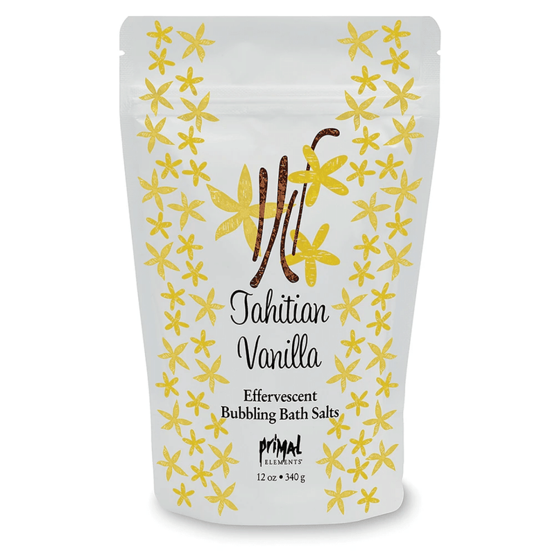 Tahitian Vanilla Bubbling Bath Salts | Primal Elements