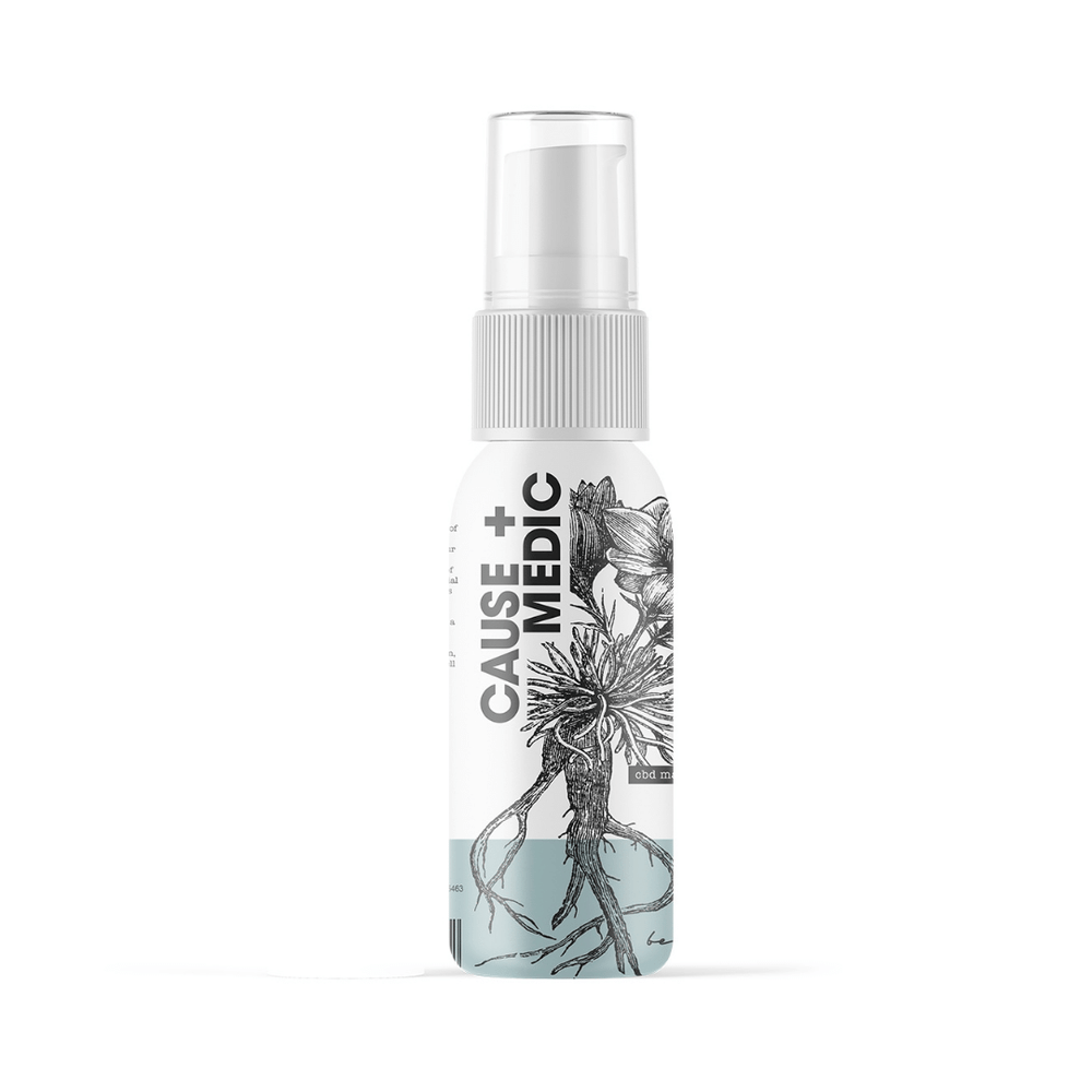 Travel CBD Infused Massage Oil (3.4 oz) | Cause + Medic