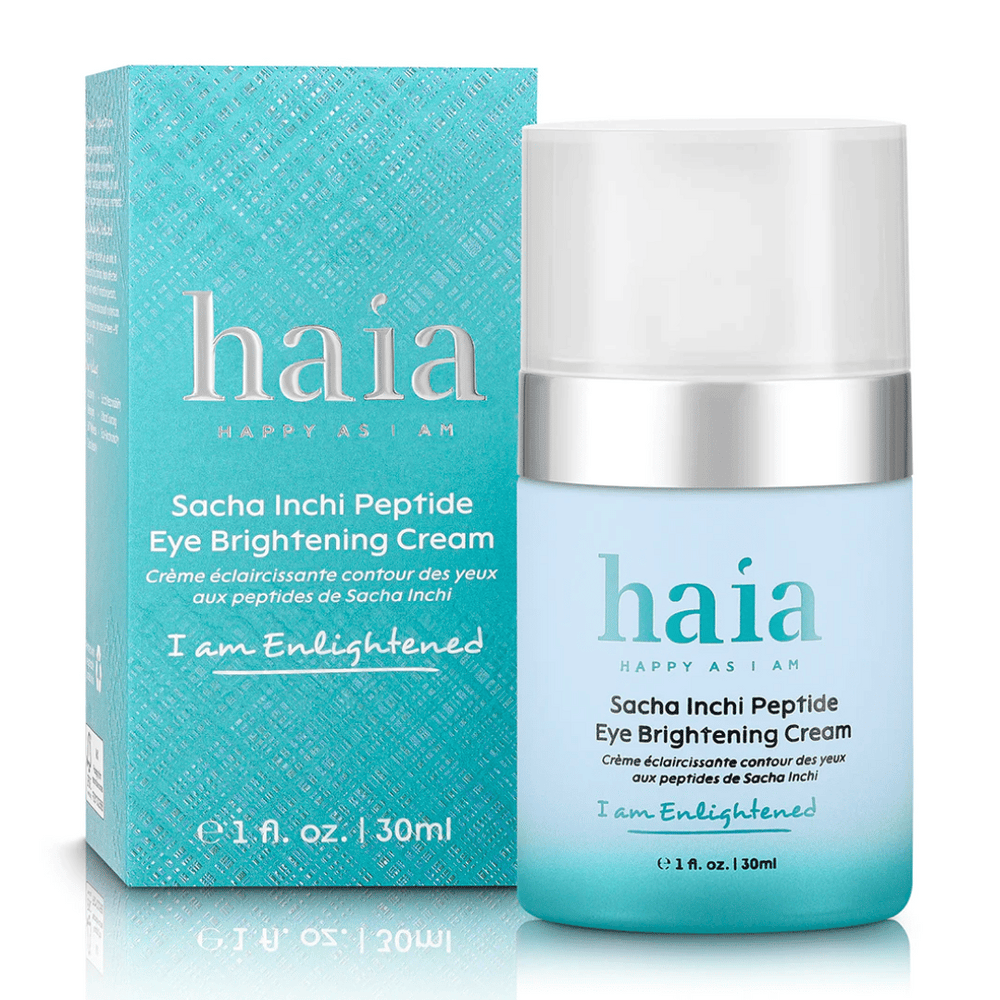 I am Enlightened | Sacha Inchi Peptide Eye Brightening Cream | haia