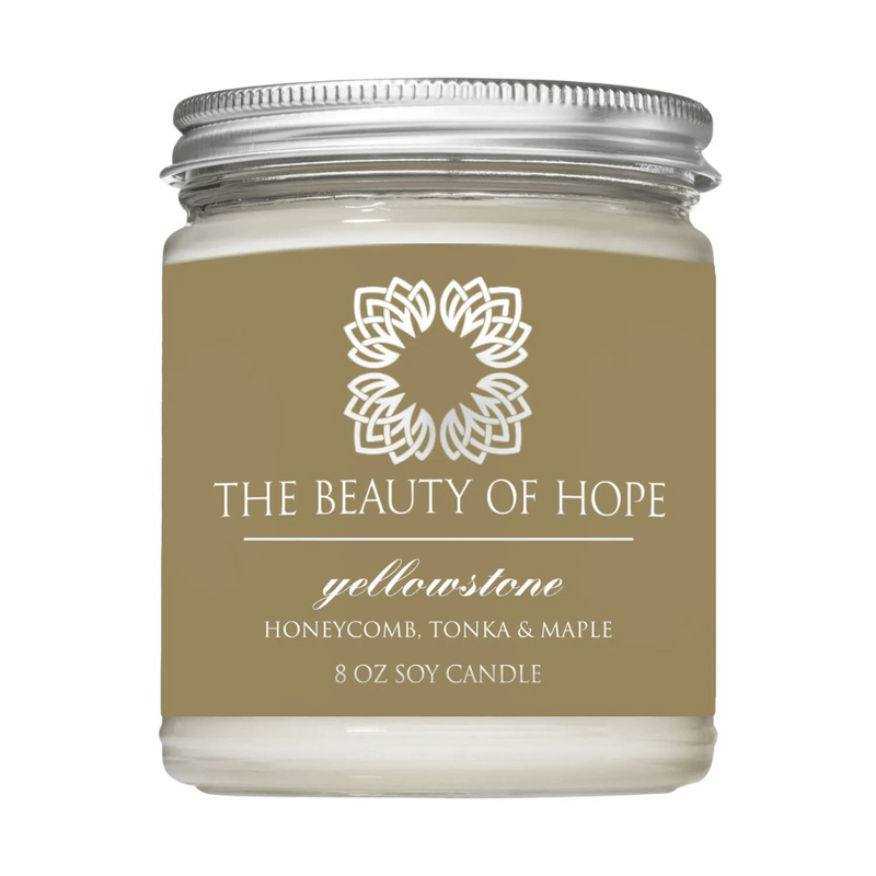 Yellowstone 8oz Candle | The Beauty of Hope