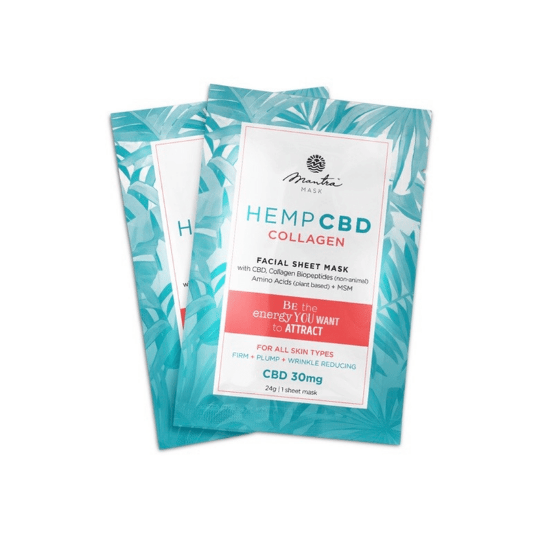 Hemp CBD Collagen Sheet Mask | Mantra Mask