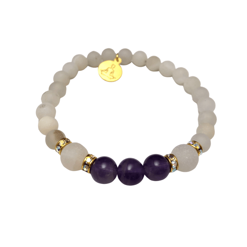DISCONTINUED -Druzy and Amethyst Bracelet | Monica Mauro