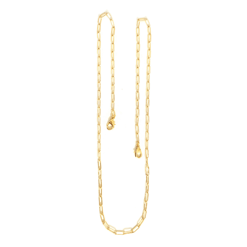 Gold Face Mask Chain | Monica Mauro