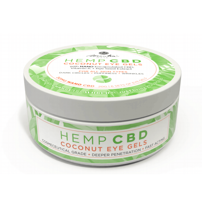 Hemp CBD Coconut Eye Gels | Mantra Mask