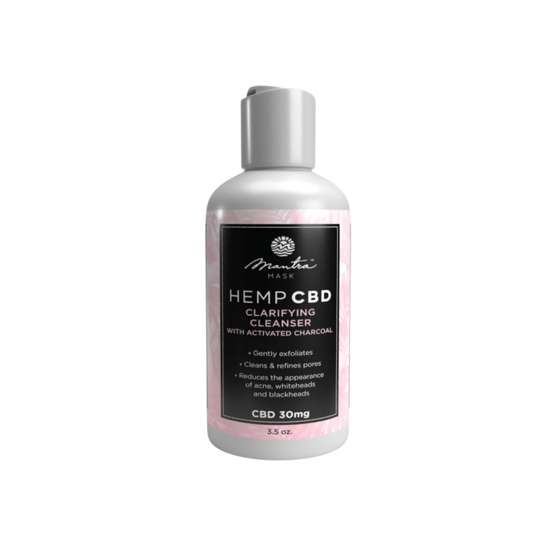 Hemp CBD Clarifying Cleanser With Activated Charcoal | Mantra Mask