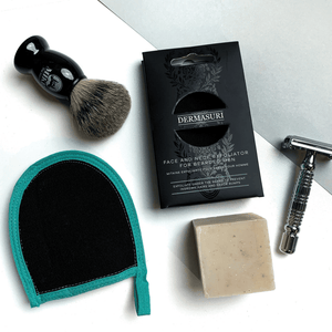 Face and Neck Scrub For Bearded Men | Dermasuri