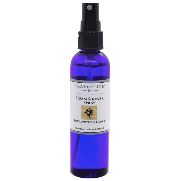 Eucalyptus + Cedar Steam Shower Spray (4oz) | Travertine Spa