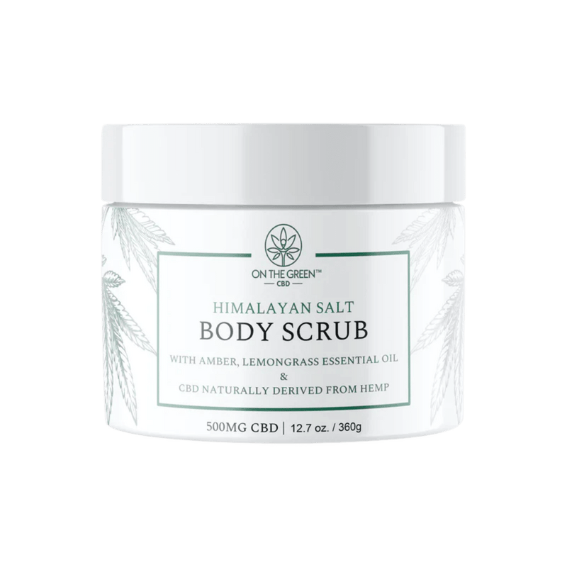 Himalayan Salt  Body Scrub 500mg Broad Spectrum CBD Oil | On The Green