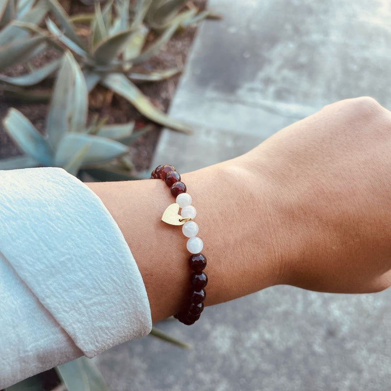 Gemstone Heart Bracelet | Purpose Jewelry