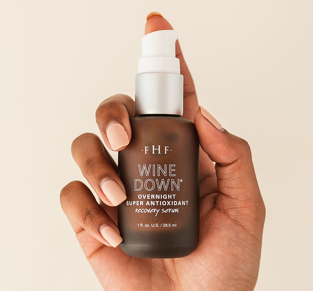 Wine Down® Overnight Super Antioxidant Recovery Serum | Farmhouse Fresh