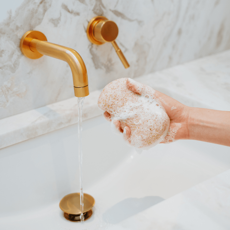 Konjac Walnut Exfoliating Body Sponge | Bathorium