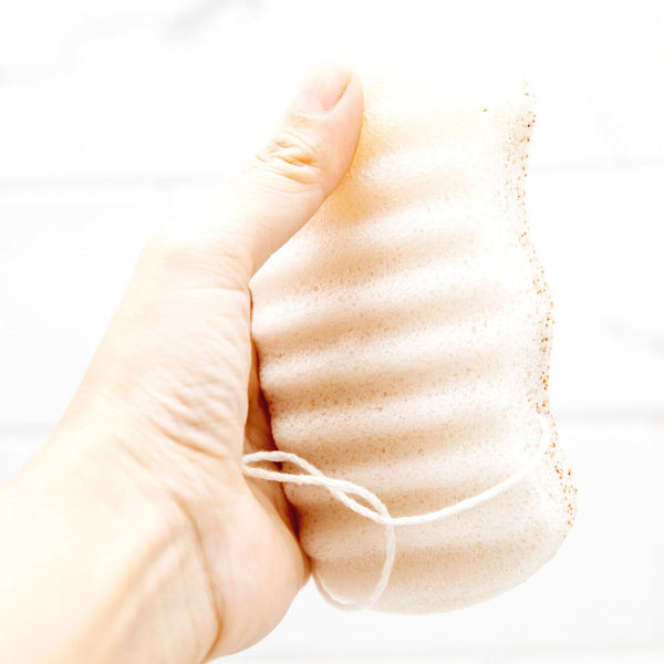 Konjac Walnut Exfoliating Body Sponge | Bathorium