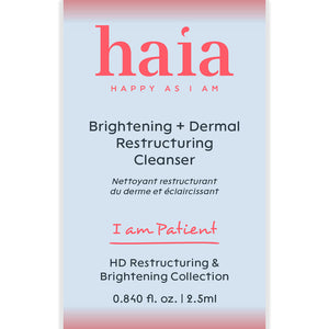 I am Patient  | 1:  Brightening + Dermal Restructuring Cleanser | haia