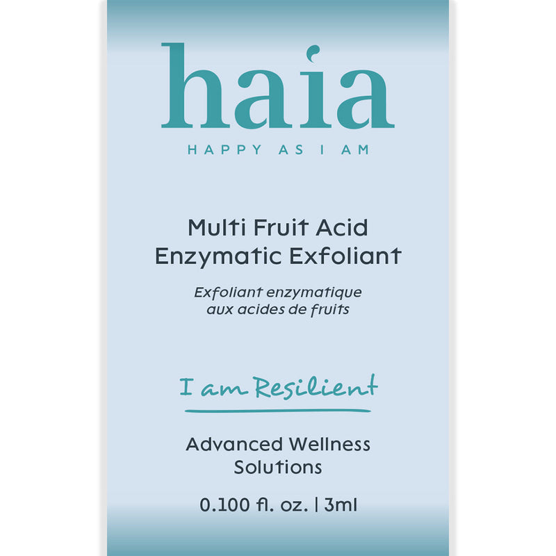 I am Resilient| Multi Fruit Acid Enzymatic Exfoliant | haia