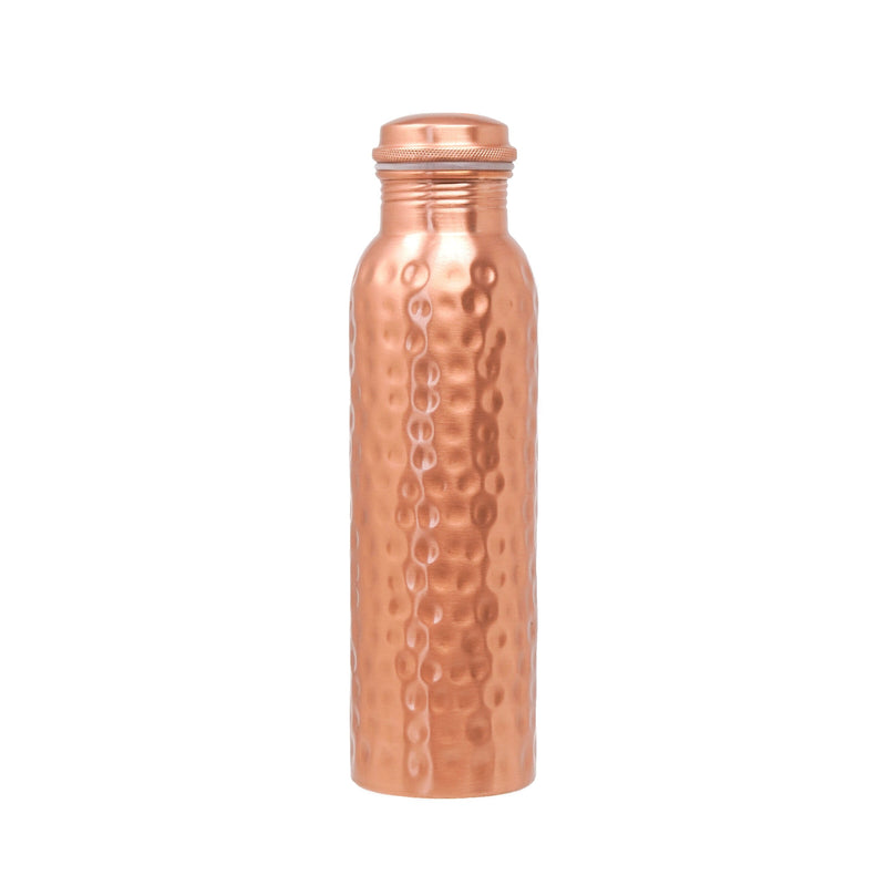 Hammered Copper Bottle (34oz) | Lucky Owl