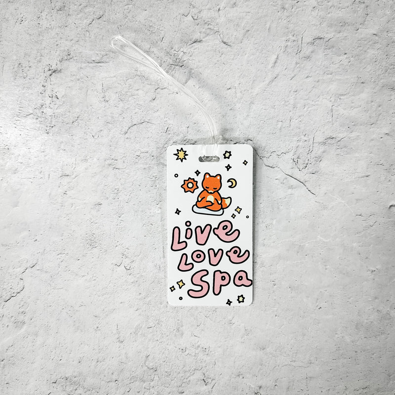 Luggage Tag - Meditating Fox- Limited Edition | Lucky Owl