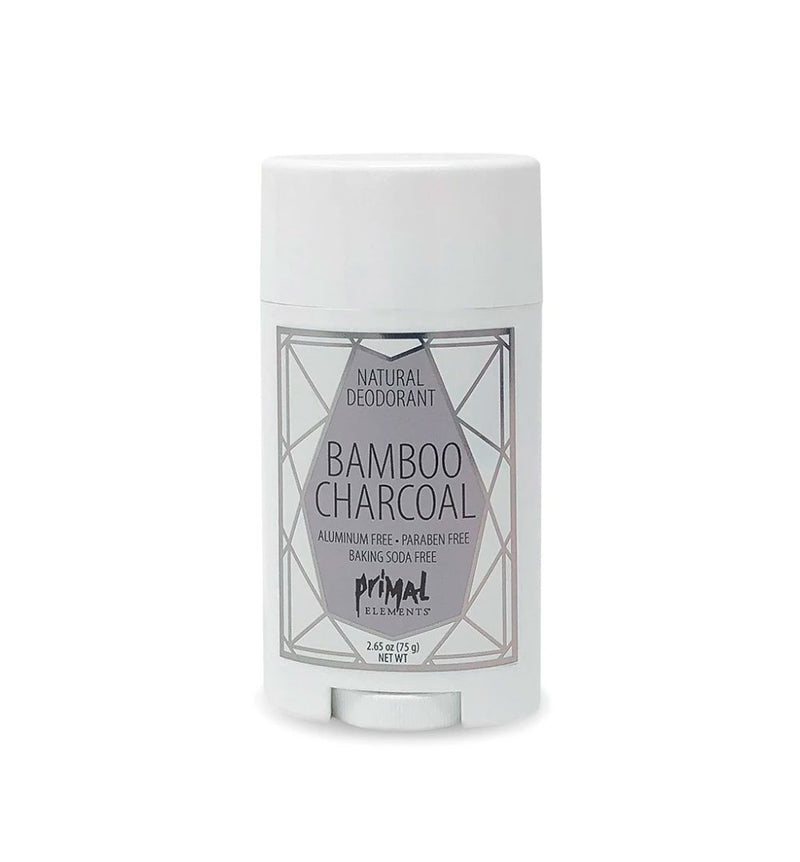 Natural Deodorant 2.65 oz. - BAMBOO CHARCOAL | Primal Elements